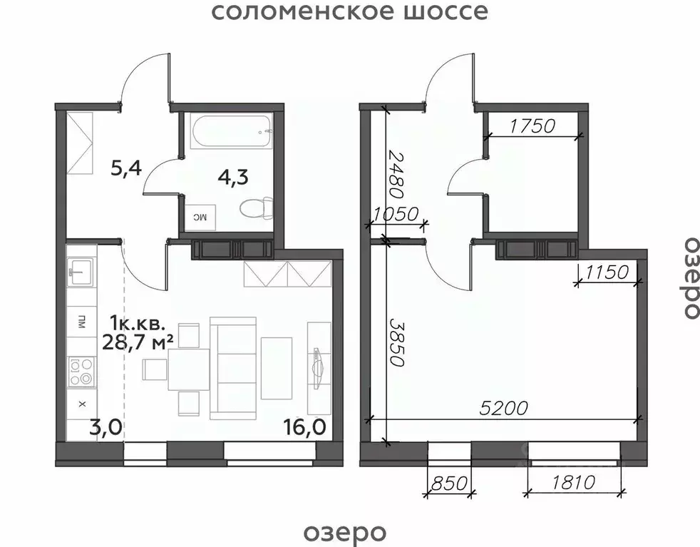 1-к кв. Карелия, Петрозаводск Район Северная промзона, Вороний Наволок ... - Фото 0