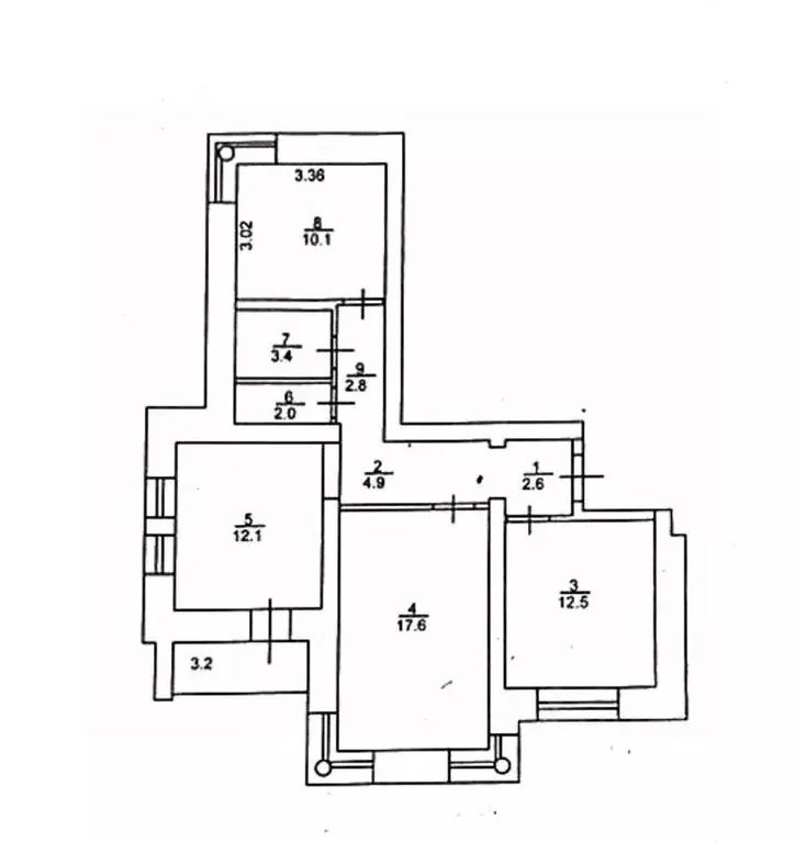 3-к кв. Саратовская область, Саратов Электронная ул., 10б (68.0 м) - Фото 2