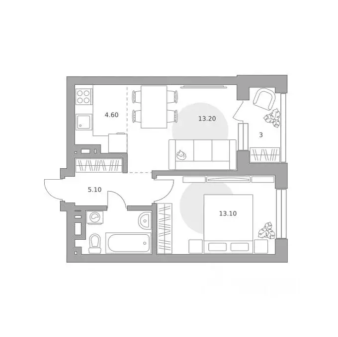 2-к кв. Башкортостан, Уфа Зеленая Роща жилрайон, Лесная Симфония жилой ... - Фото 0