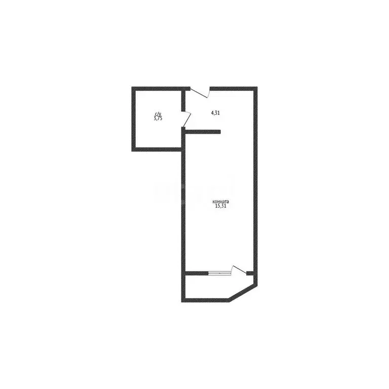 Квартира-студия: Краснодар, Командорская улица, 3к1 (26 м) - Фото 0