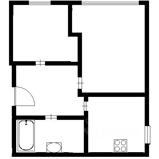 1-к кв. Санкт-Петербург Приморский просп., 155 (43.0 м) - Фото 1