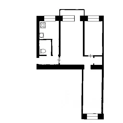 3-к кв. Новосибирская область, Новосибирск ул. Блюхера, 5 (57.0 м) - Фото 1