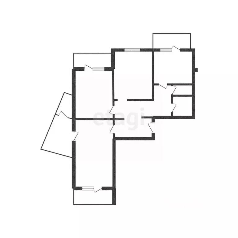 3-к кв. Белгородская область, Белгород ул. Есенина, 56 (68.3 м) - Фото 1