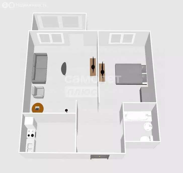 1-комнатная квартира: Тула, микрорайон Петровский квартал, улица ... - Фото 0