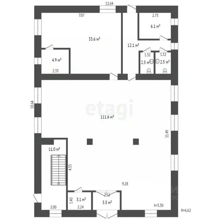 Помещение свободного назначения в Ярославская область, Данилов ул. ... - Фото 2