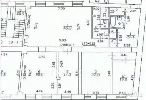 Офис в Санкт-Петербург 4-я Советская ул., 16/10 (96 м) - Фото 1