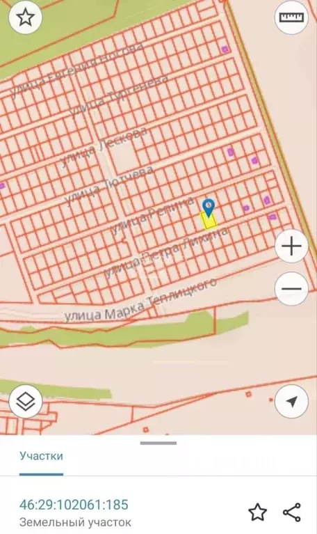 Участок в Курская область, Курск ул. Петра Лихина (10.0 сот.) - Фото 2