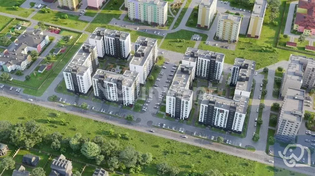 1-к. квартира, 33,9 м, 7/9 эт. - Фото 0