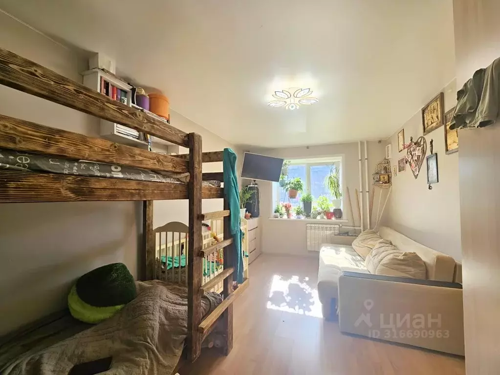 1-к кв. Тверская область, Тверь ул. Фрунзе, 22к1 (28.8 м) - Фото 1
