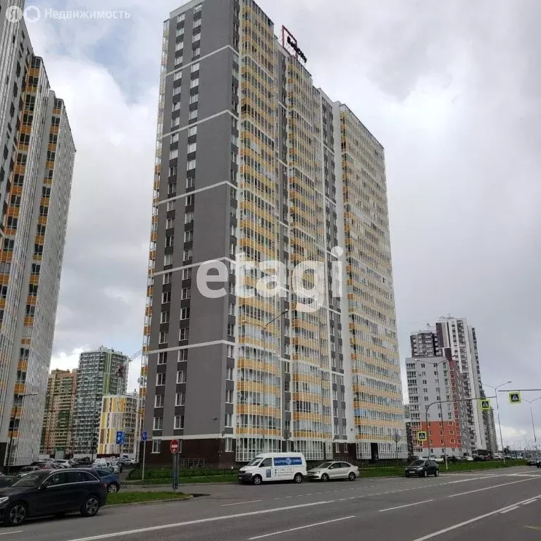 2-комнатная квартира: Кудрово, проспект Строителей, 20 (62 м) - Фото 0