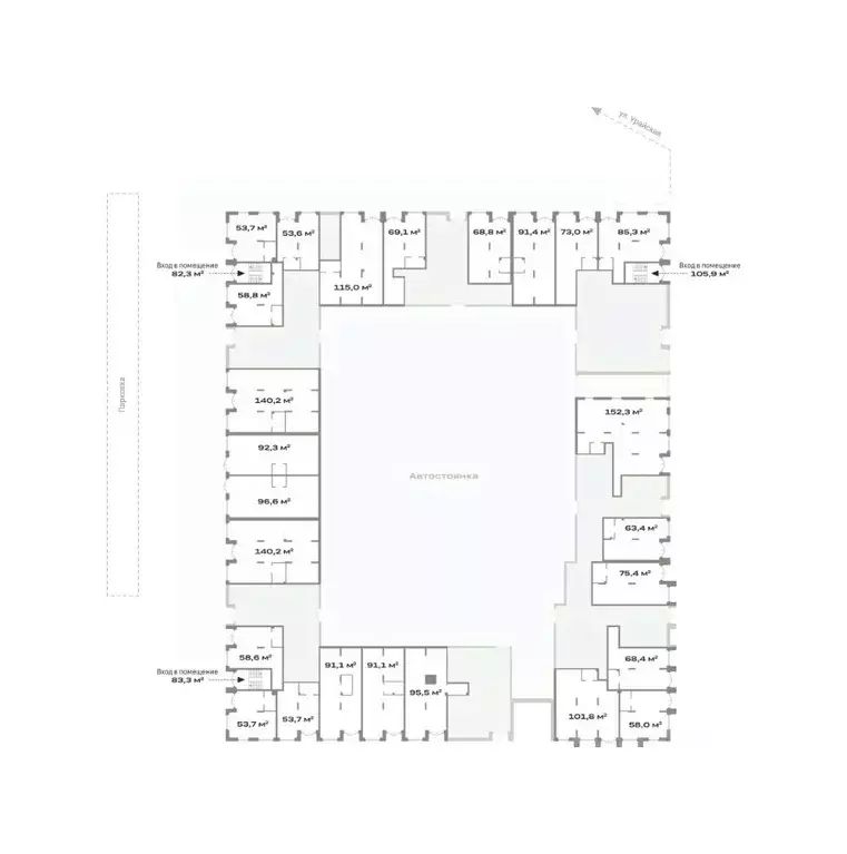 Помещение свободного назначения в Тюменская область, Тюмень Зарека ... - Фото 2