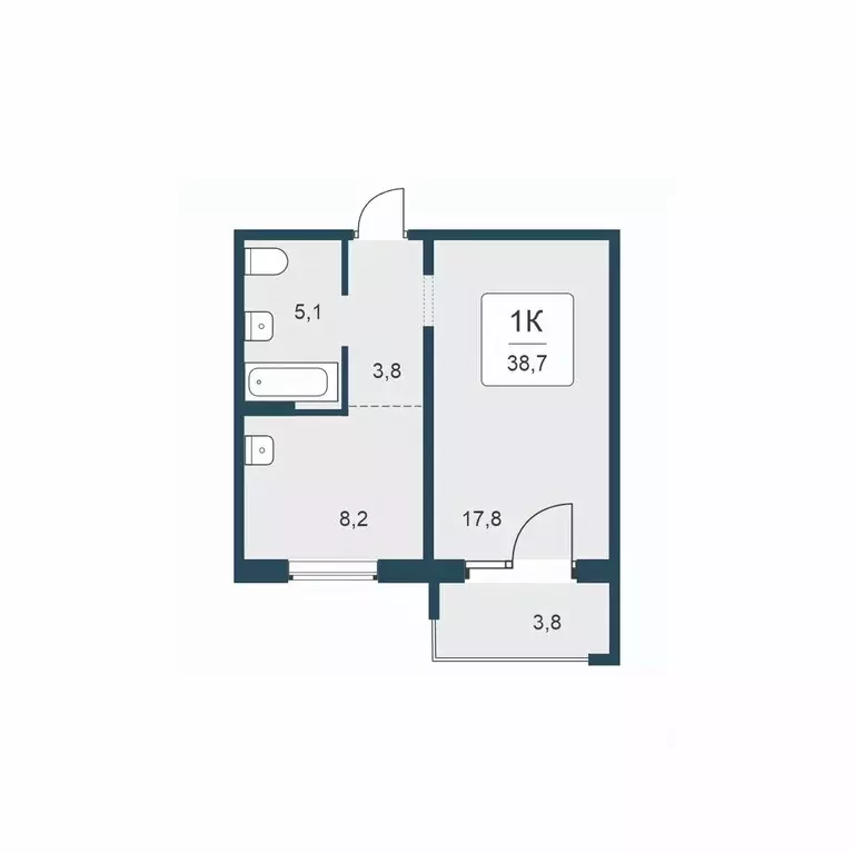 1-к кв. Новосибирская область, Новосибирск Цветной бульвар жилой ... - Фото 1