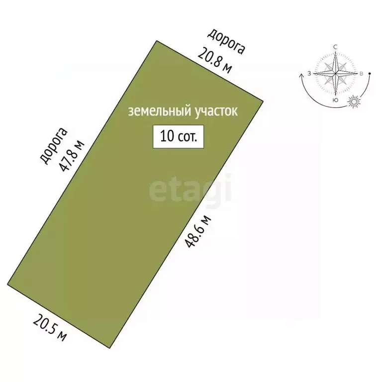 Участок в Башкортостан, Бирск городское поселение, с. Пономаревка ул. ... - Фото 2