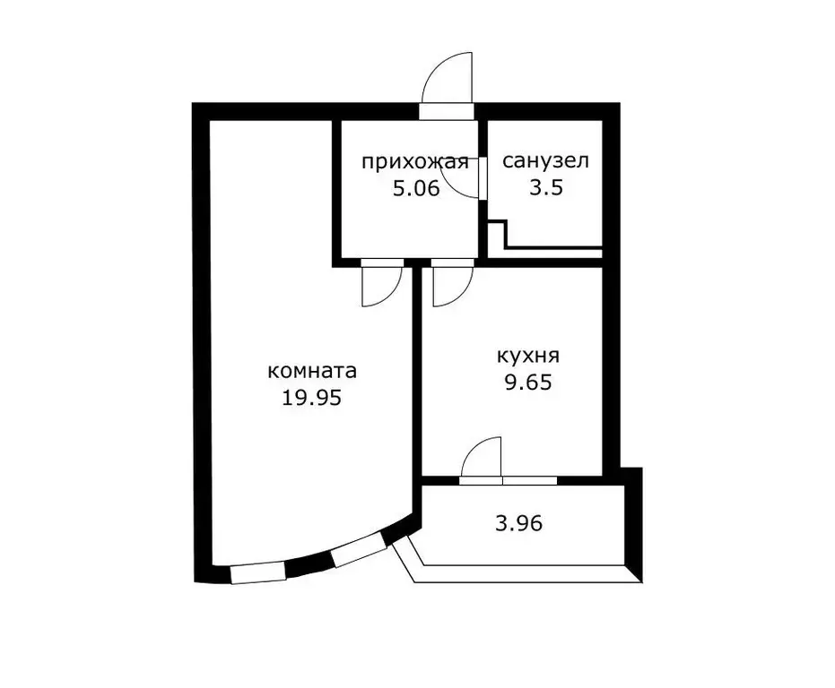 Продаётся 1-к квартира, 39.1 м - Фото 1