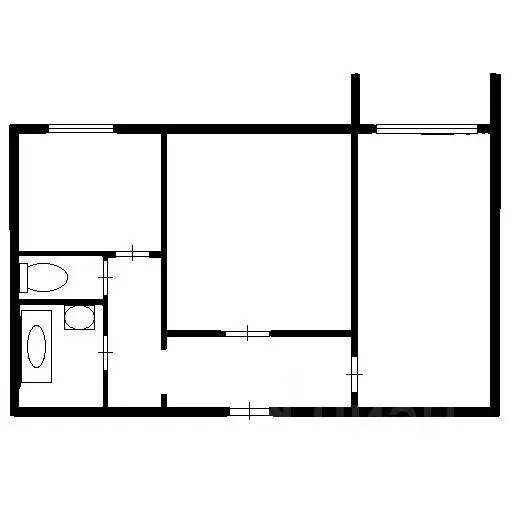 2-к кв. Рязанская область, Рязань ул. Бирюзова, 23к1 (53.0 м) - Фото 2