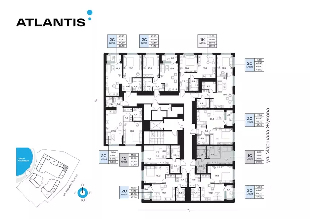 1-к кв. Башкортостан, Уфа Сипайлово жилрайон, Атлантис жилой комплекс ... - Фото 2