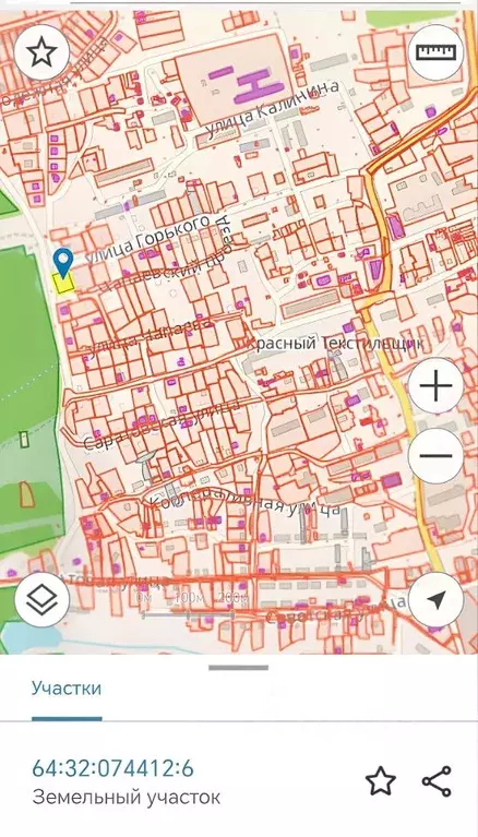 Участок в Саратовская область, пос. Красный Текстильщик ул. Горького ... - Фото 1