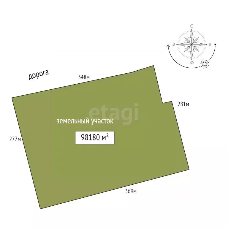 Участок в Ленинградская область, Кировский район, с. Путилово  (981.8 ... - Фото 2