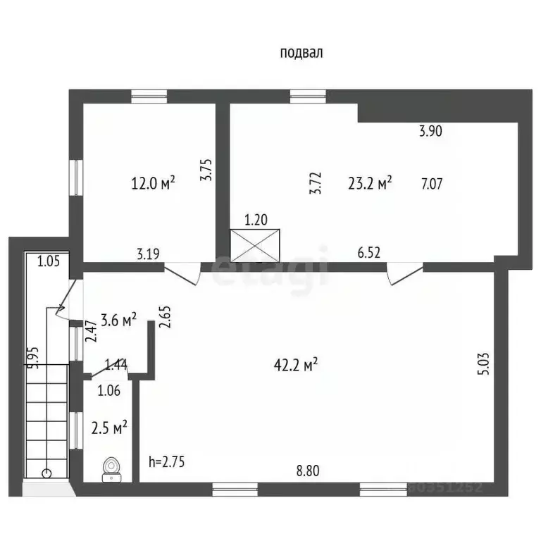 Офис в Ставропольский край, Пятигорск Университетская ул. (357 м) - Фото 1