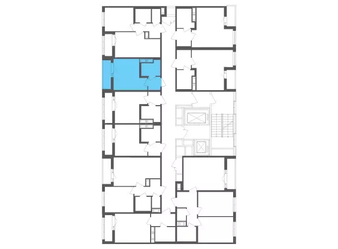 Квартира-студия: посёлок Шушары, Старорусский проспект, 3к1 (20.6 м) - Фото 2