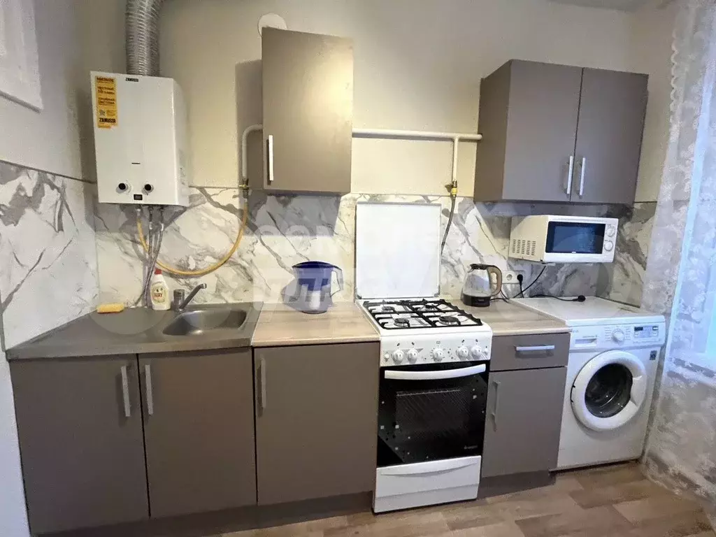 1-к. квартира, 33,5 м, 3/5 эт. - Фото 0
