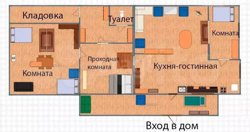 Дом 55 м на участке 35 сот. - Фото 0