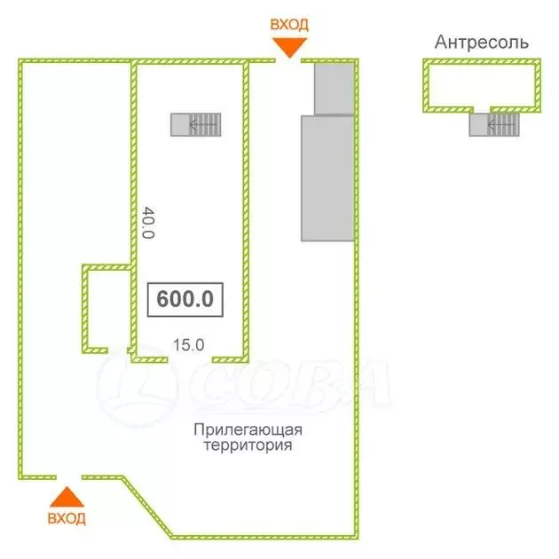 Склад (600 м) - Фото 2