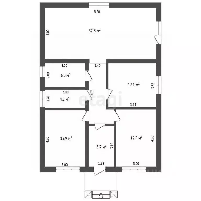 Дом в Ростовская область, Аксайский район, Щепкинское с/пос, пос. ... - Фото 2