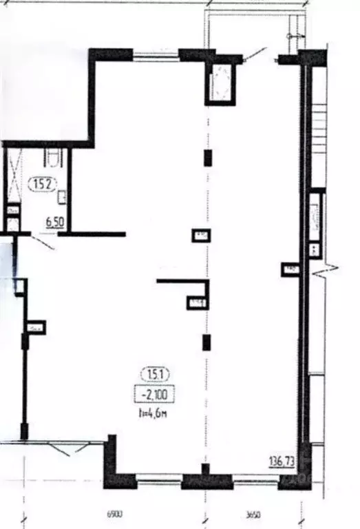 Помещение свободного назначения в Санкт-Петербург Светлановский ... - Фото 2