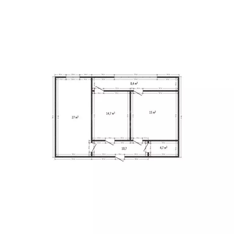 2-комнатная квартира: Каспийск, Молодёжная улица, 1 (80 м) - Фото 1