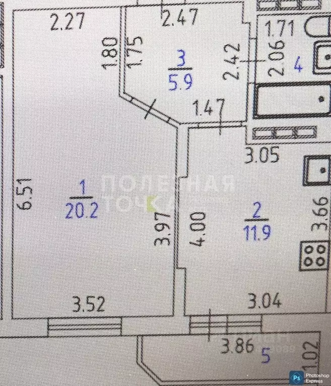 1-к кв. Свердловская область, Екатеринбург ул. Ухтомская, 3 (41.4 м) - Фото 2