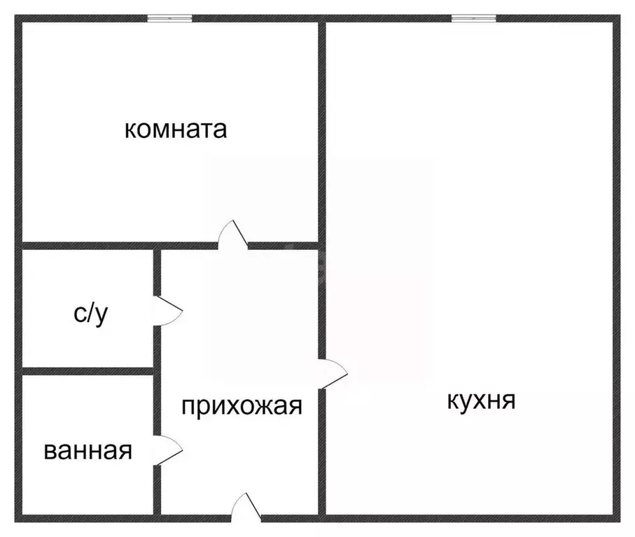 2-к кв. Курганская область, Курган Тополя мкр, Мирный пер., 4А (43.0 ... - Фото 1