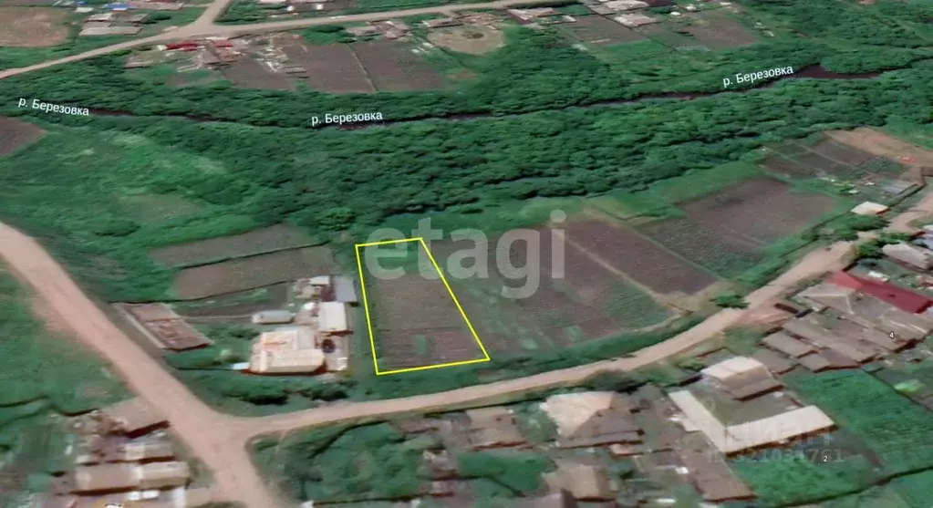 Участок в Красноярский край, Сосновоборский муниципальный округ, с. ... - Фото 1