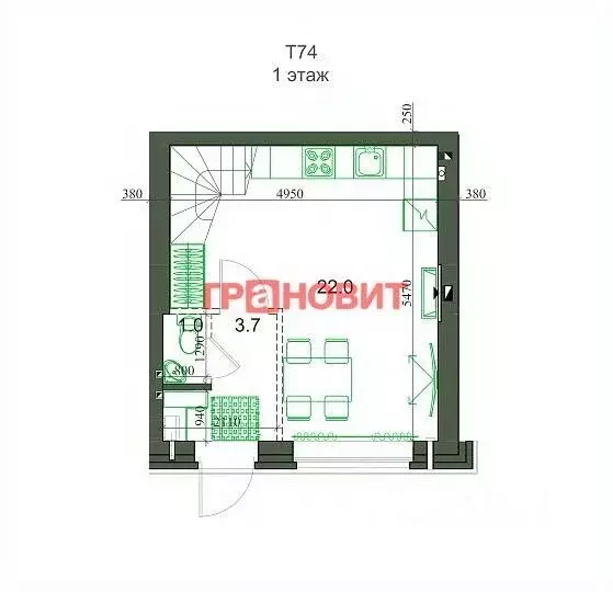 3-к кв. Новосибирская область, Новосибирский район, Мичуринский ... - Фото 1