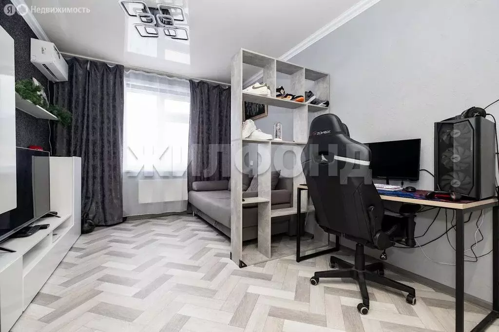 Квартира-студия: Новосибирск, улица Тюленина, 21 (21.1 м) - Фото 1