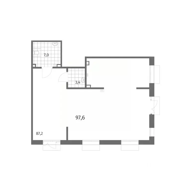 Помещение свободного назначения в Санкт-Петербург ул. Шкиперский ... - Фото 2