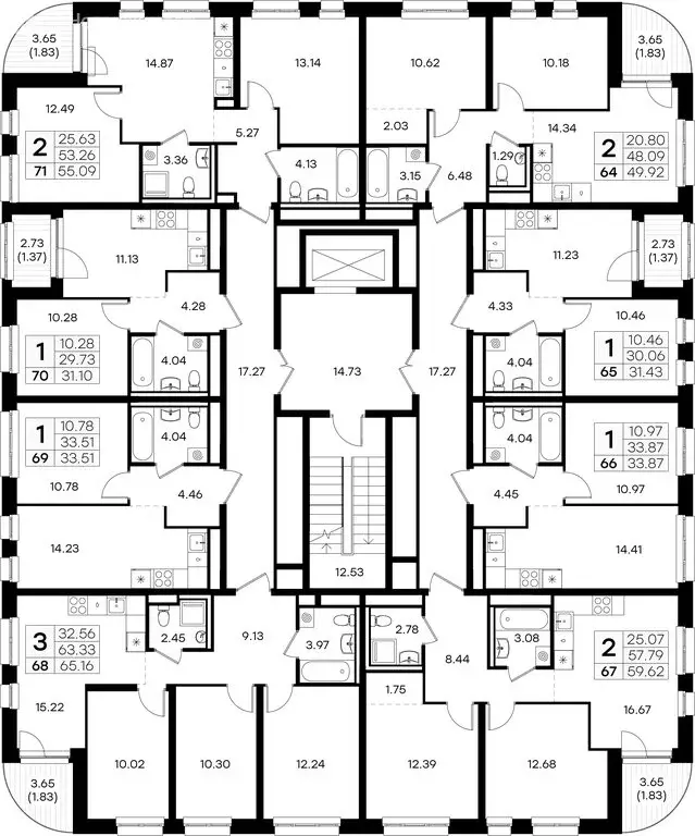 1-комнатная квартира: Казань, ЖК Глоракс Экосити (31.1 м) - Фото 1