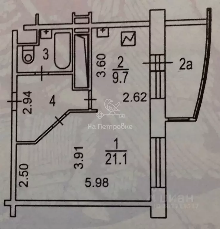 1-к кв. Москва Беломорская ул., 13к1 (44.0 м) - Фото 0