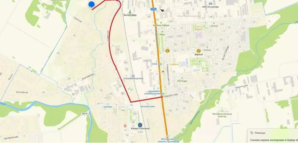 Участок в Сахалинская область, Южно-Сахалинск Ново-Александровск п/р, ... - Фото 2