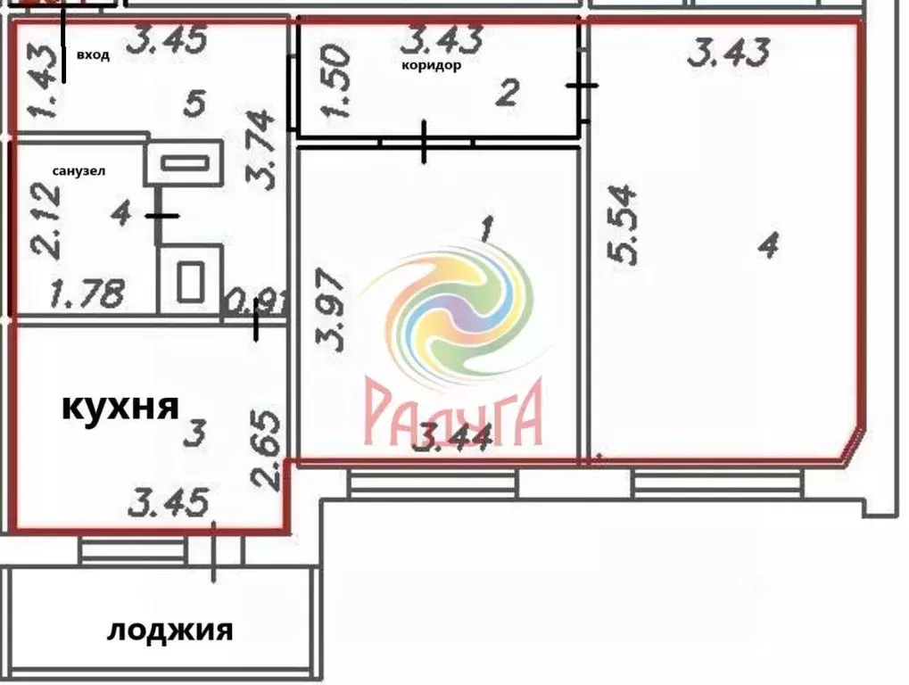 2-к кв. Ивановская область, Иваново Рождественский мкр, 1 (63.0 м) - Фото 1