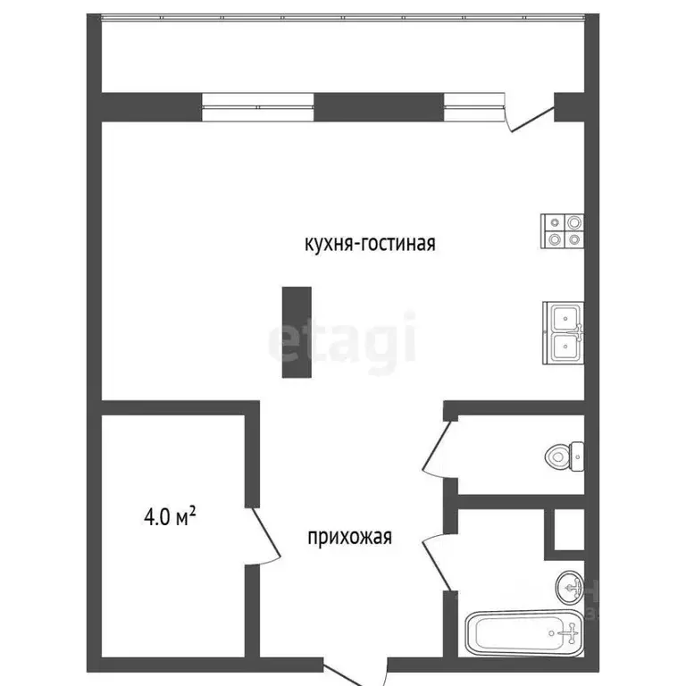 1-к кв. Московская область, Люберцы ул. Урицкого, 14 (42.0 м) - Фото 1