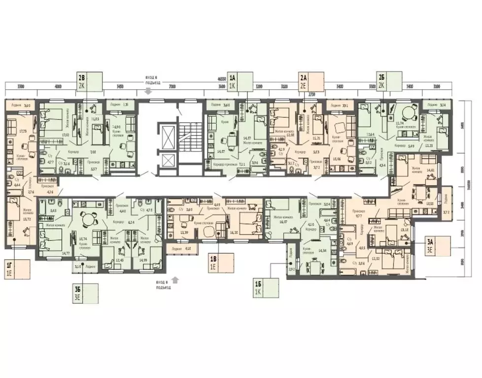 1-к кв. Свердловская область, Верхняя Пышма ул. Кривоусова, 33 (42.28 ... - Фото 2