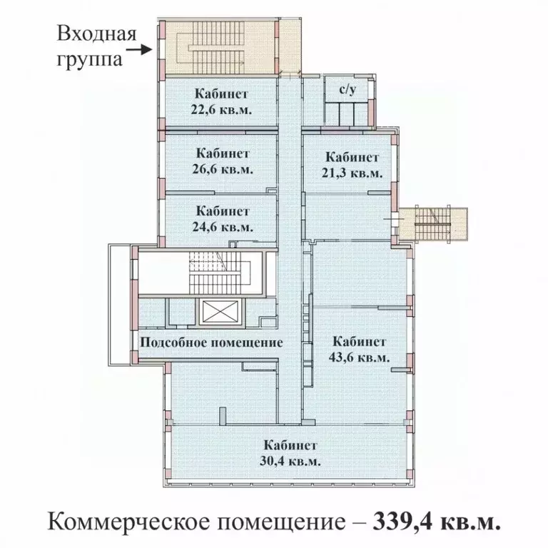 Офис в Волгоградская область, Волгоград Баррикадная ул., 1 (339 м) - Фото 2