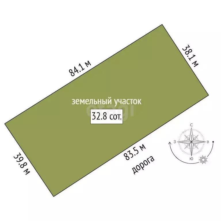 Участок в Минино, Береговая улица (32 м) - Фото 0