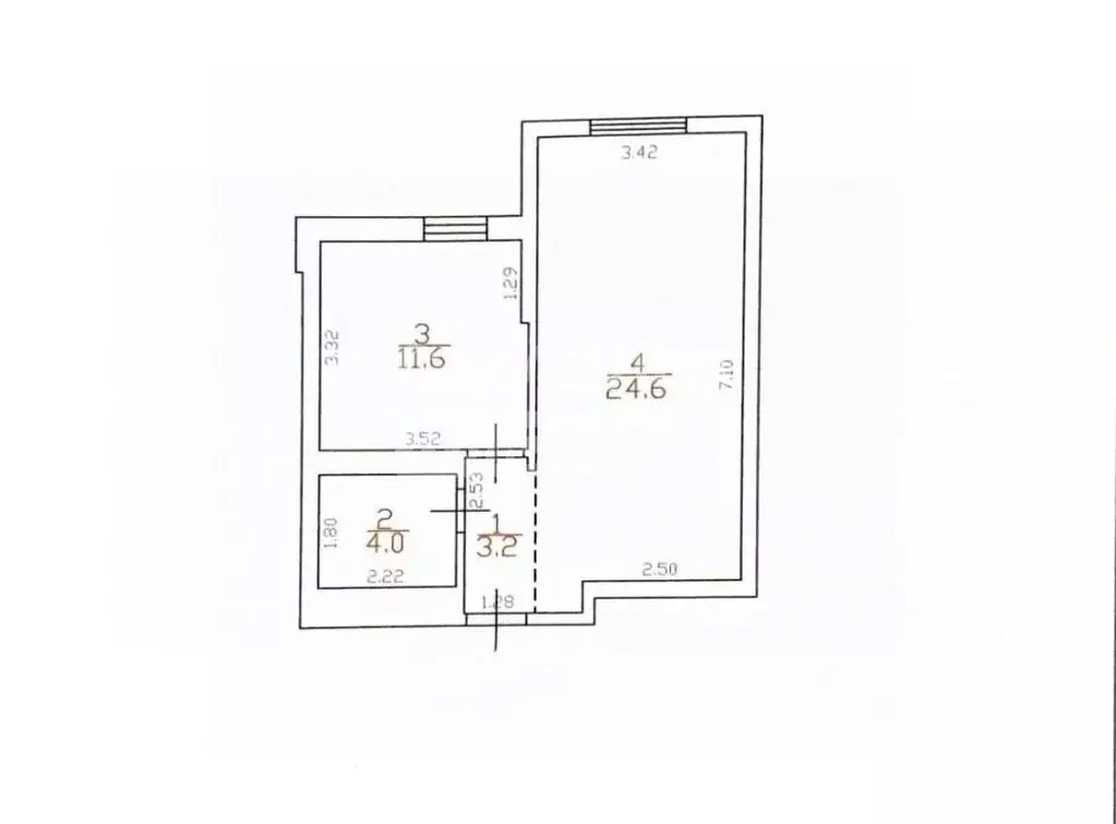 1-к кв. Краснодарский край, Новороссийск ул. Видова, 100 (43.4 м) - Фото 2