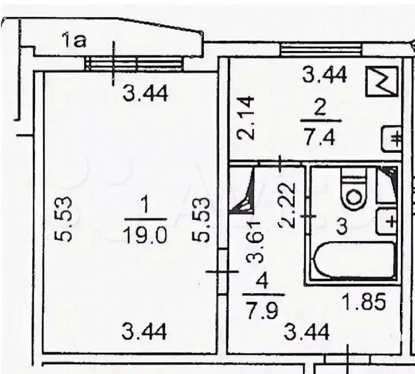 Продается 1-комнатная квартира - Фото 1