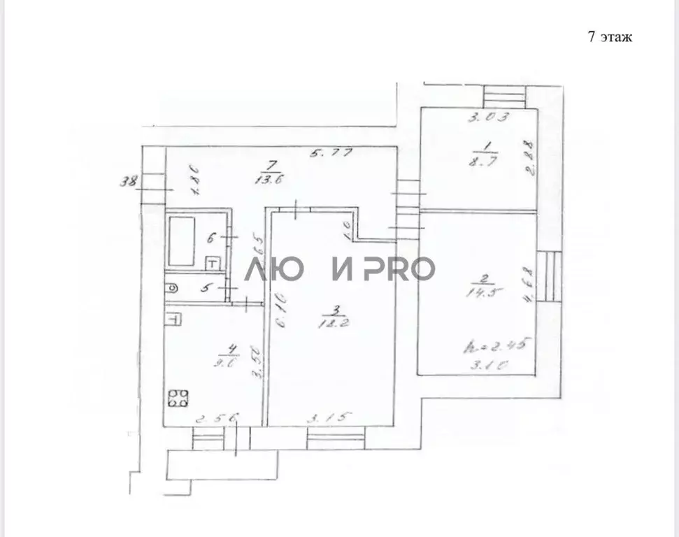 3-к кв. Кировская область, Киров Солнечная ул., 29 (67.7 м) - Фото 2
