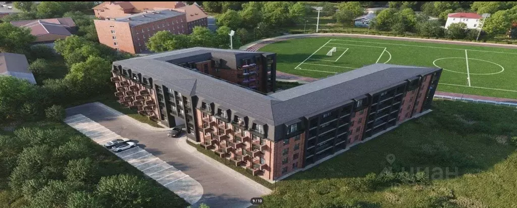 Студия Калининградская область, Зеленоградск ул. Тургенева, 7 (37.2 м) - Фото 1