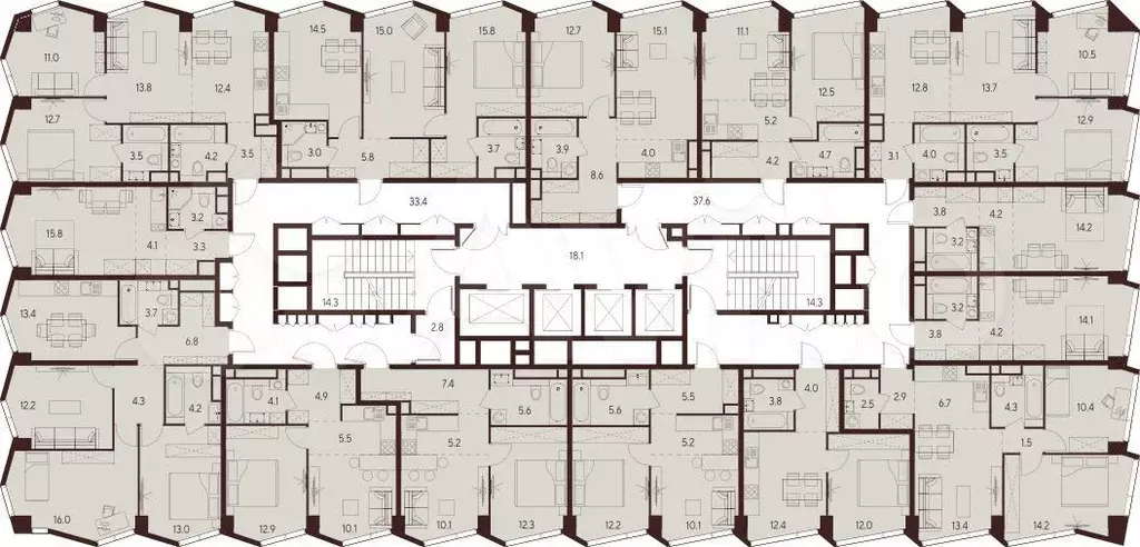 Квартира-студия, 25,3 м, 18/26 эт. - Фото 1