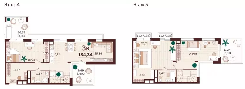 3-к кв. Крым, Ялта Роялта жилой комплекс (134.34 м) - Фото 0